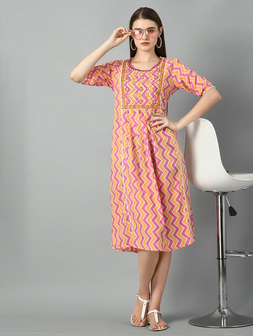 women round neck anarkali ethnic dress - 20968659 - Very Small Image - 1