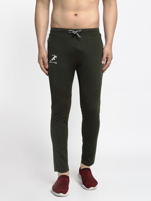 men solid ankle length track pant - 20970156 - Very Small Image - 1