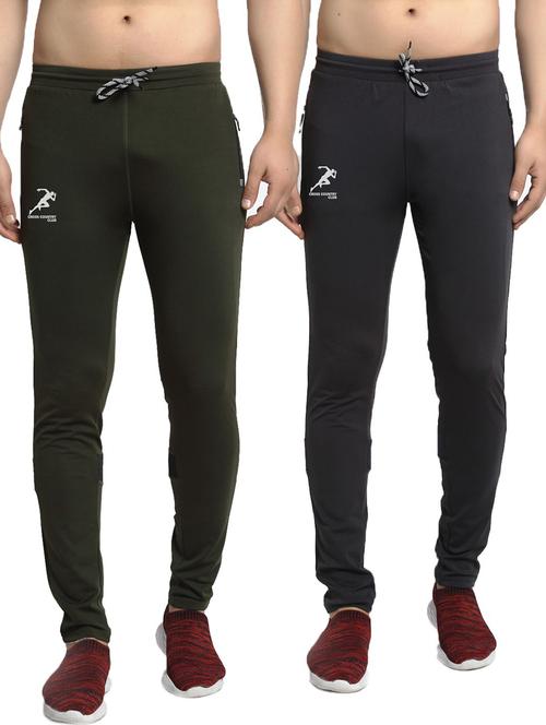 pack of 2 solid full length track pants - 20970178 - Very Small Image - 1