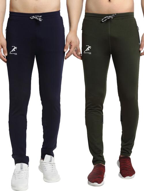 pack of 2 solid full length track pants - 20970184 - Very Small Image - 1