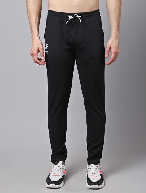 men solid full length track pant - 20970272 - Very Small Image - 1