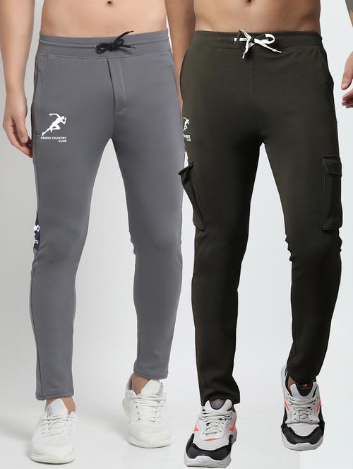 pack of 2 solid full length track pants - 20970280 - Very Small Image - 1