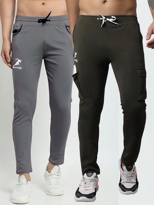pack of 2 solid full length track pants - 20970289 - Very Small Image - 1