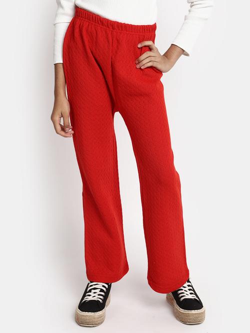 red acrylic blend legging - 20970709 - Very Small Image - 1