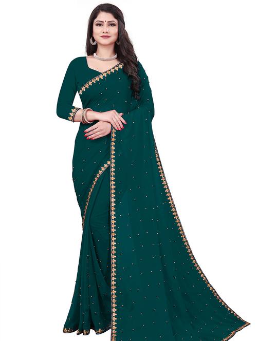 women embroidered saree - 20971188 - Very Small Image - 1