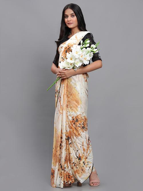 women printed saree - 20971217 - Very Small Image - 1