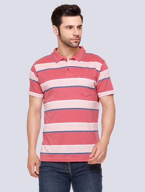 men striped polo t-shirt - 20971438 - Very Small Image - 1
