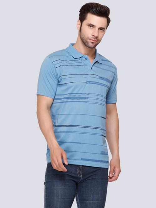men striped polo t-shirt - 20971465 - Very Small Image - 1