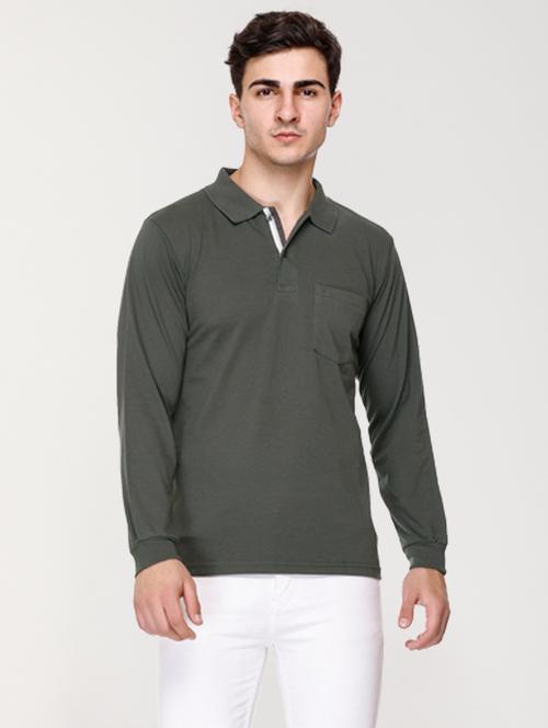 men solid polo t-shirt - 20971493 - Very Small Image - 1