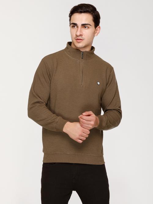 men long sleeved solid sweatshirt - 20971522 - Very Small Image - 1