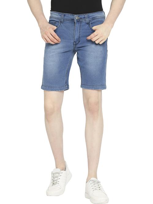 light blue denim short - 20971970 - Very Small Image - 1