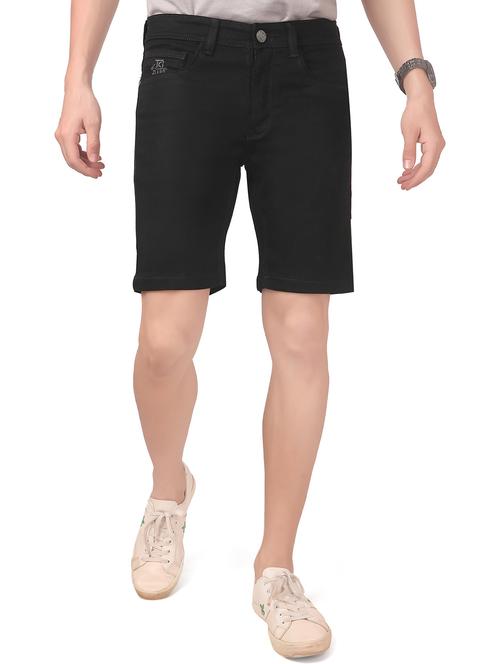 black cotton short - 20972000 - Very Small Image - 1