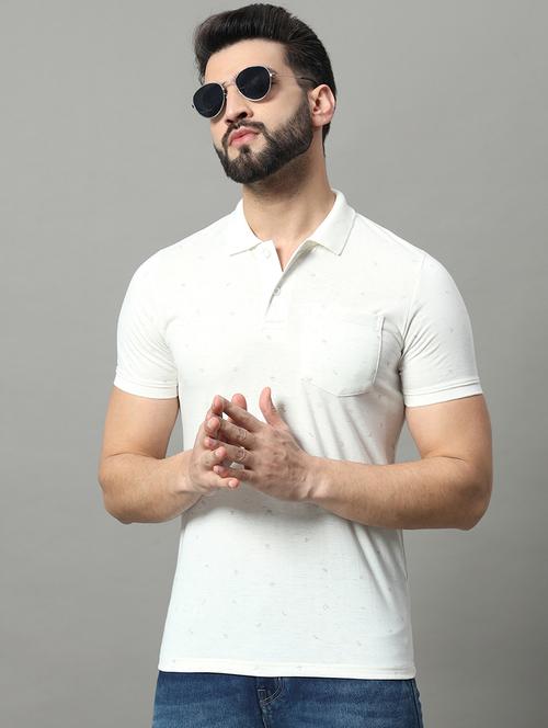 men printed polo t-shirt - 20972126 - Very Small Image - 1