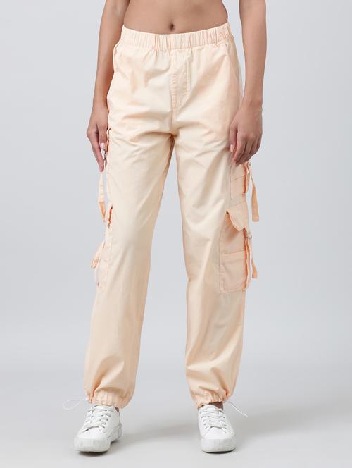 women solids cargos trousers - 20972648 - Very Small Image - 1