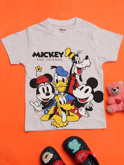 grey cotton printed t-shirt - 20973952 - Very Small Image - 1