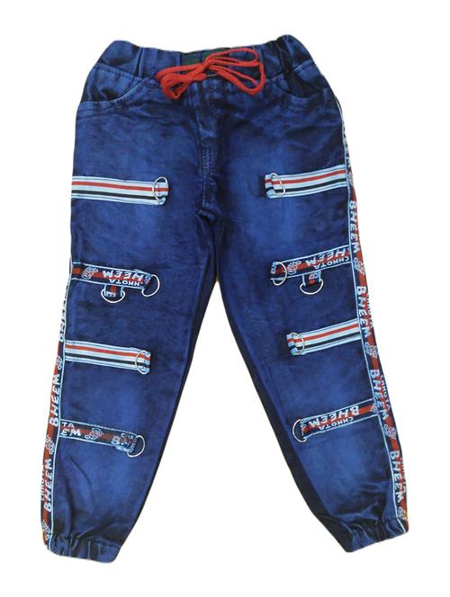 boys mid rise patch work jogger - 20978086 - Very Small Image - 1