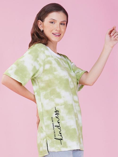 tie & dye round neck t-shirt - 20978384 - Very Small Image - 1