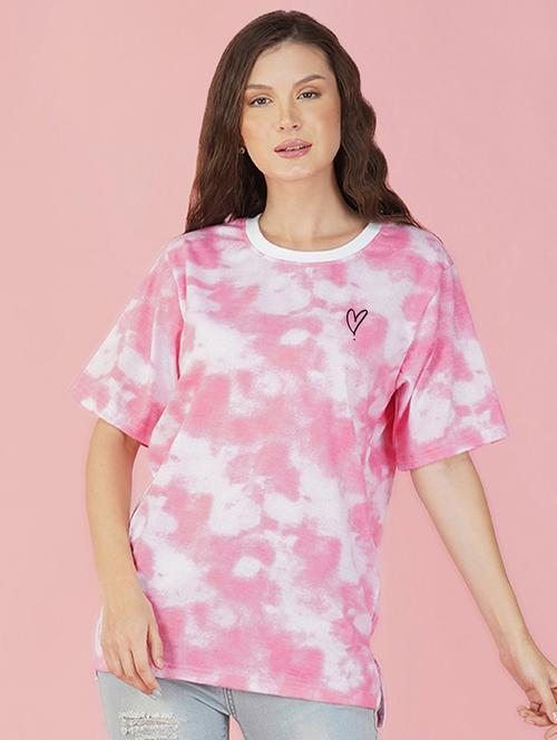 tie & dye round neck t-shirt - 20978399 - Very Small Image - 1