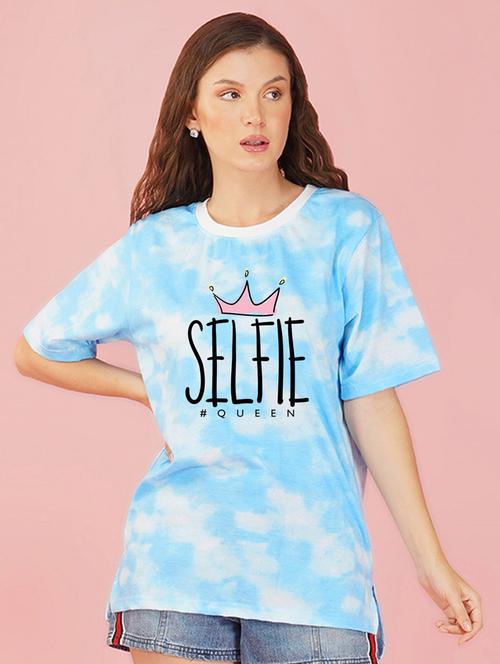 tie & dye round neck t-shirt - 20978405 - Very Small Image - 1