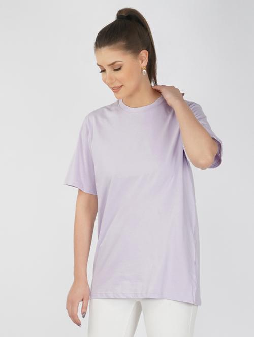 round neck back print t-shirt - 20978411 - Very Small Image - 1