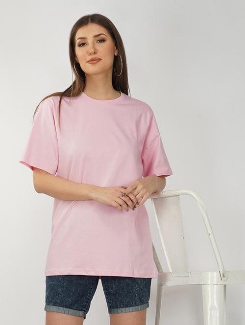 round neck back print t-shirt - 20978414 - Very Small Image - 1