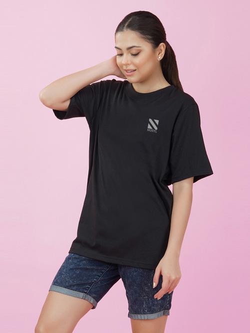 round neck placement print t-shirt - 20978438 - Very Small Image - 1
