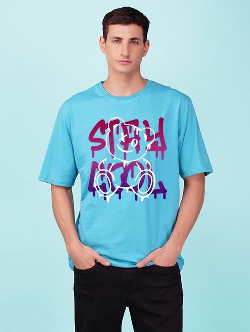 round neck front print t-shirt - 20978503 - Very Small Image - 1