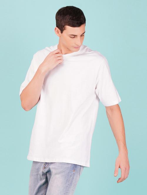 round neck back print t-shirt - 20978540 - Very Small Image - 1