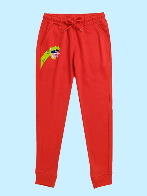 red placement print detailed jogger - 20978646 - Very Small Image - 1