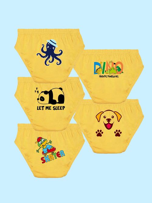 pack of 5 printed briefs - 20979134 - Very Small Image - 1