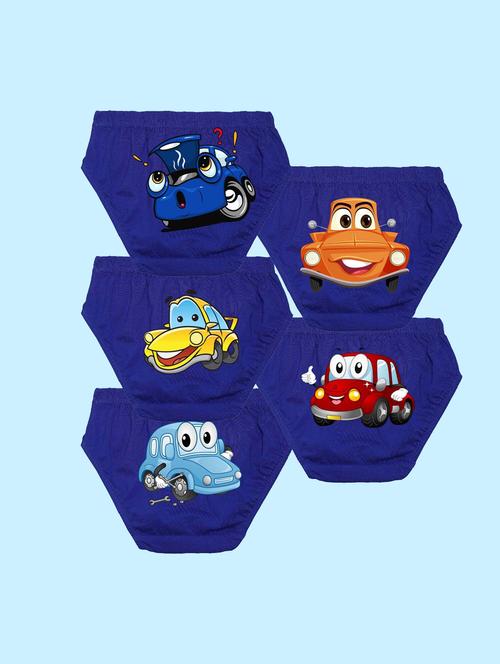 pack of 5 printed briefs - 20979137 - Very Small Image - 1