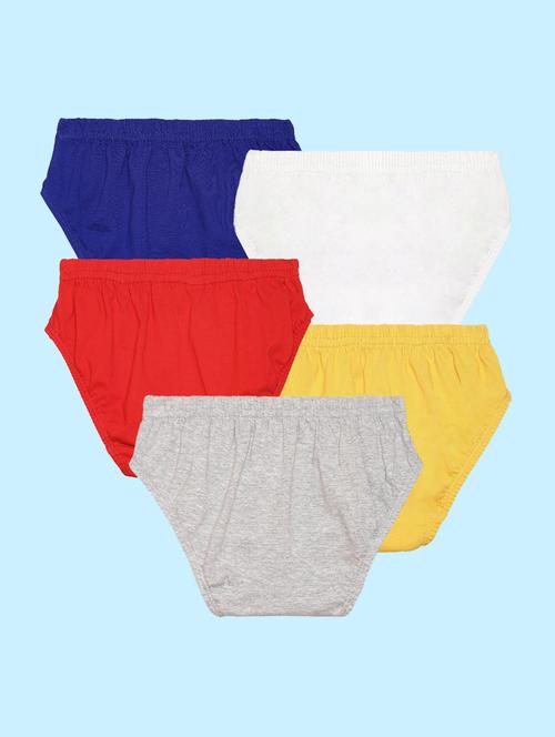 pack of 5 solid briefs - 20979146 - Very Small Image - 1