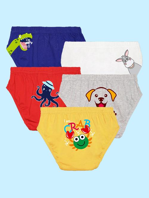 pack of 5 printed briefs - 20979168 - Very Small Image - 1