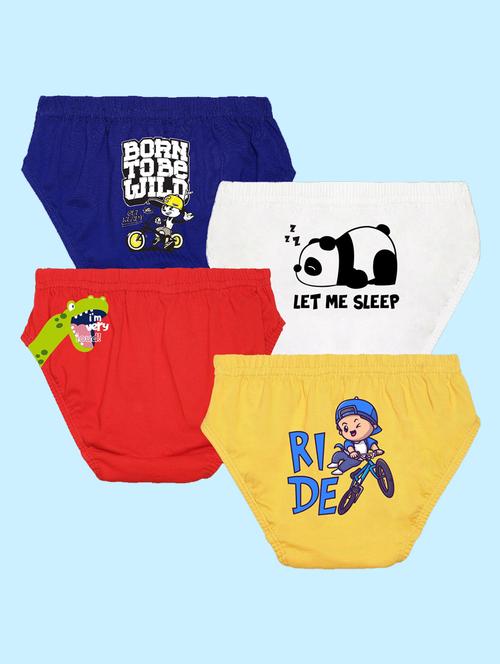pack of 4 printed briefs - 20979174 - Very Small Image - 1