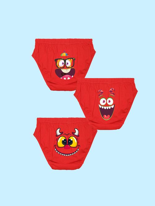 pack of 3 printed briefs - 20979215 - Very Small Image - 1