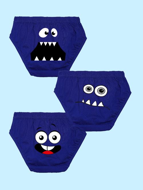 pack of 3 printed briefs - 20979221 - Very Small Image - 1
