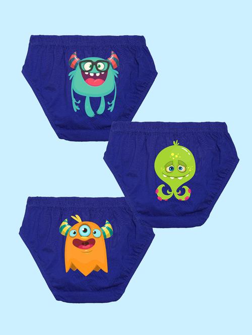 pack of 3 printed briefs - 20979236 - Very Small Image - 1