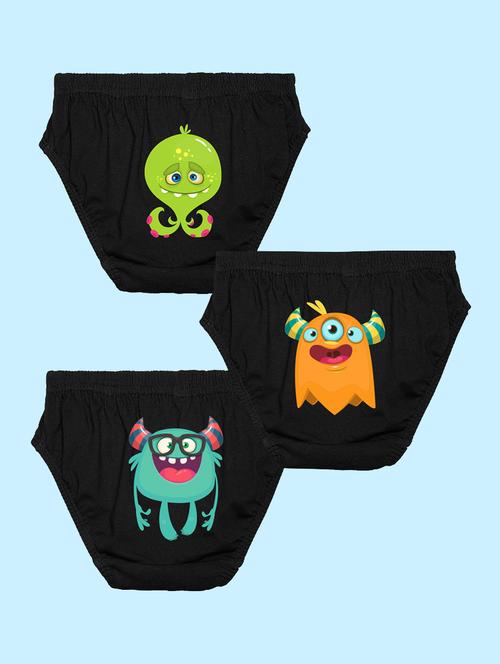 pack of 3 printed briefs - 20979237 - Very Small Image - 1