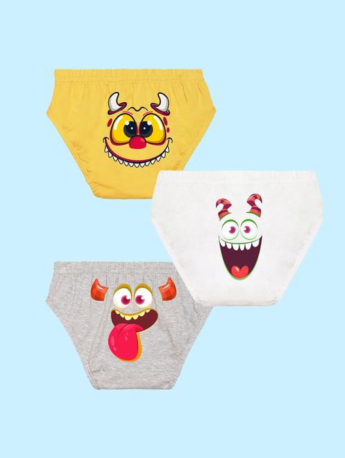 pack of 3 printed briefs - 20979257 - Very Small Image - 1