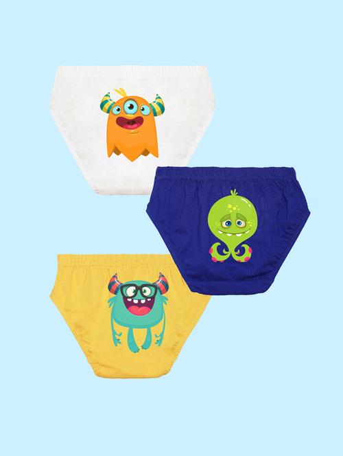 pack of 3 printed briefs - 20979259 - Very Small Image - 1
