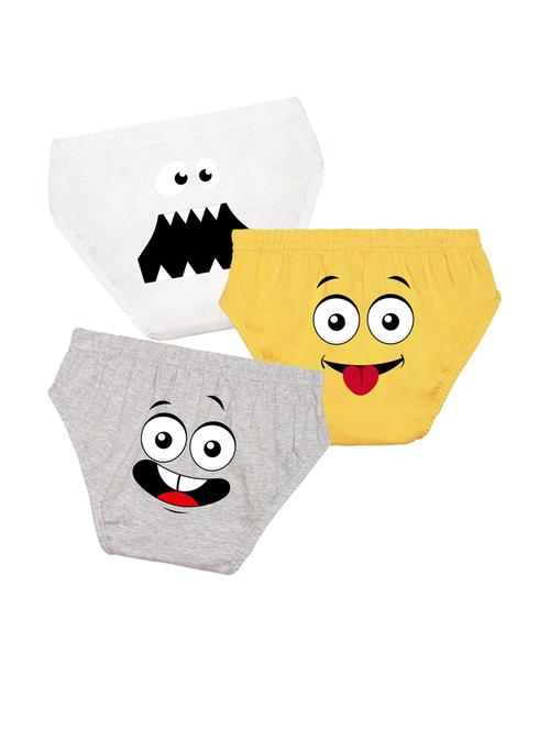 pack of 3 printed briefs - 20979271 - Very Small Image - 1