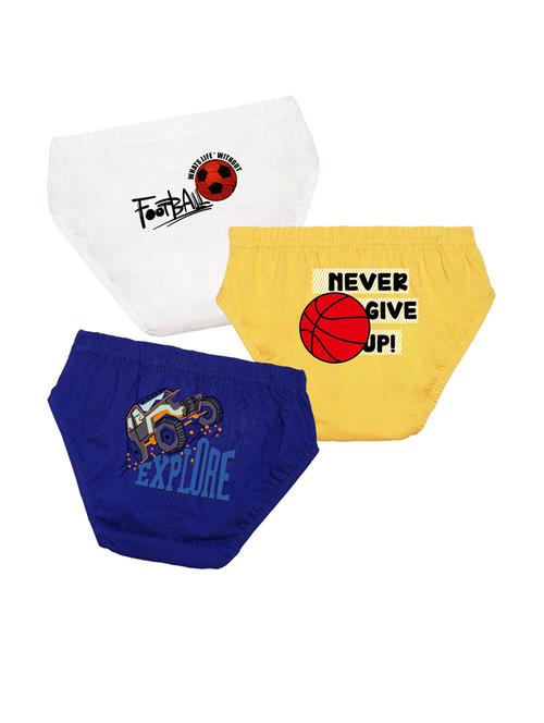 pack of 3 printed briefs - 20979278 - Very Small Image - 1