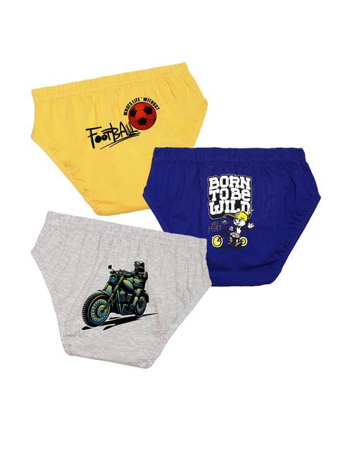 pack of 3 printed briefs - 20979280 - Very Small Image - 1