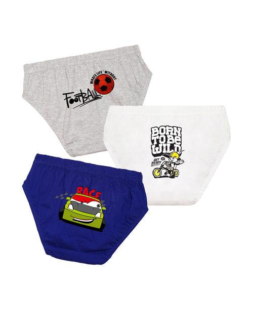 pack of 3 printed briefs - 20979284 - Very Small Image - 1