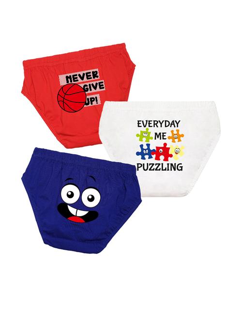 pack of 3 printed briefs - 20979290 - Very Small Image - 1