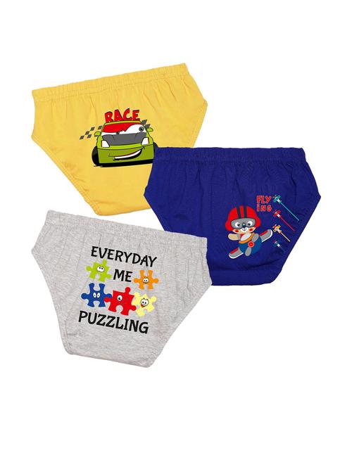 pack of 3 printed briefs - 20979291 - Very Small Image - 1
