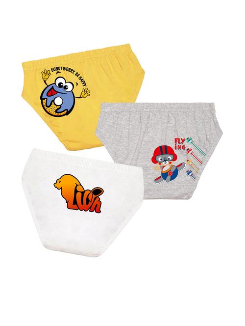 pack of 3 printed briefs - 20979307 - Very Small Image - 1