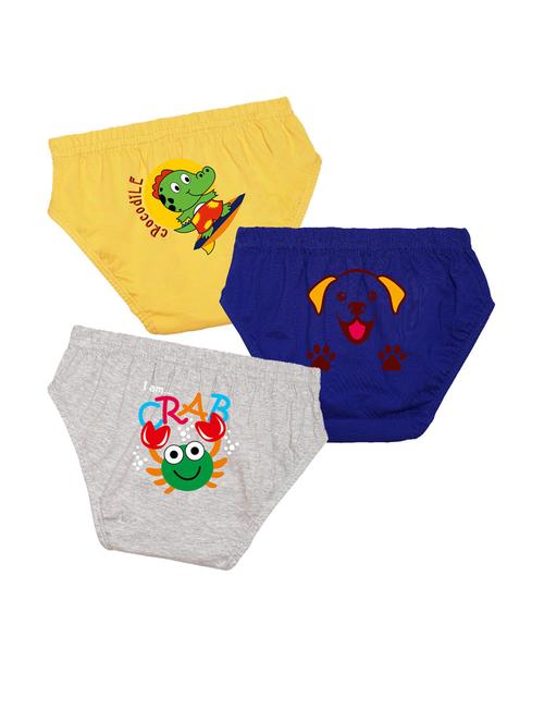 pack of 3 printed briefs - 20979319 - Very Small Image - 1