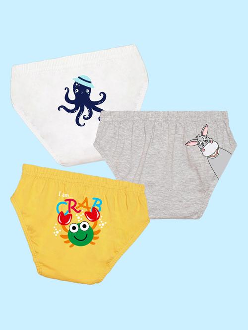 pack of 3 printed briefs - 20979322 - Very Small Image - 1