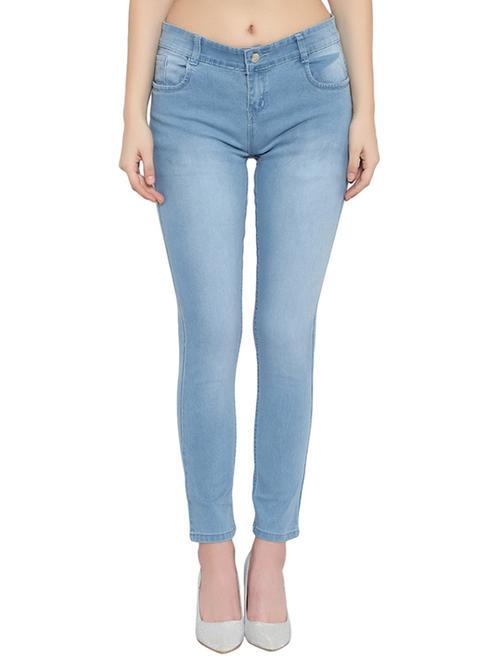 women high rise denim jeans - 20981370 - Very Small Image - 1